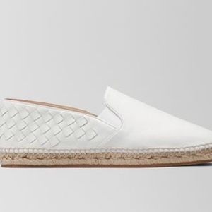 Bottega Veneta White Interciato Sandal